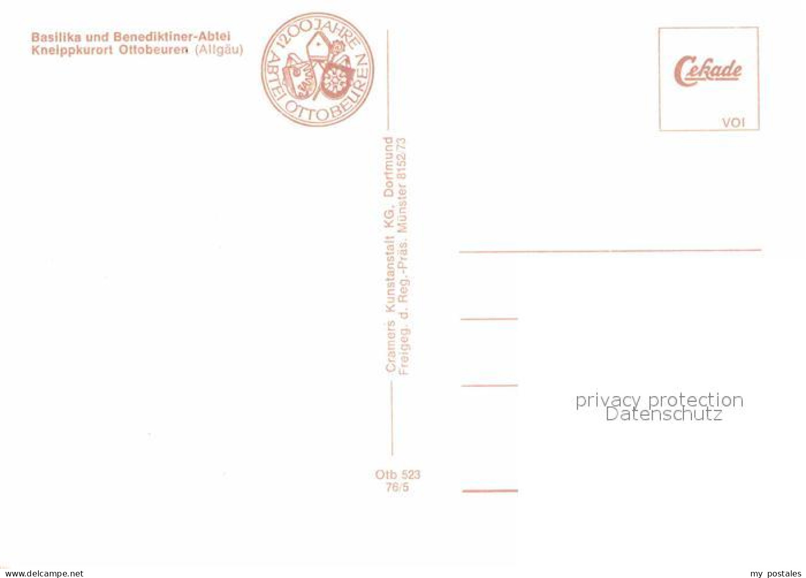 72829467 Ottobeuren Basilika Benediktiner-Abtei Fliegeraufnahme  Ottobeuren - Other & Unclassified