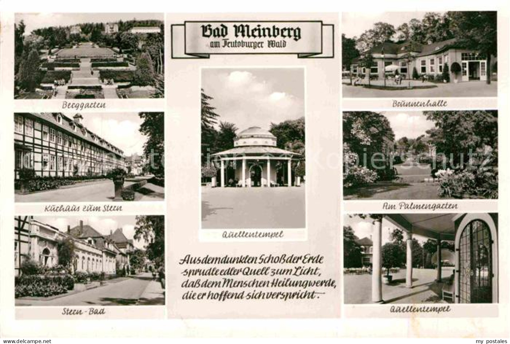 72829400 Bad Meinberg Quellentempel Plamengarten Kurhaus Zum Stern Bad Meinberg - Bad Meinberg