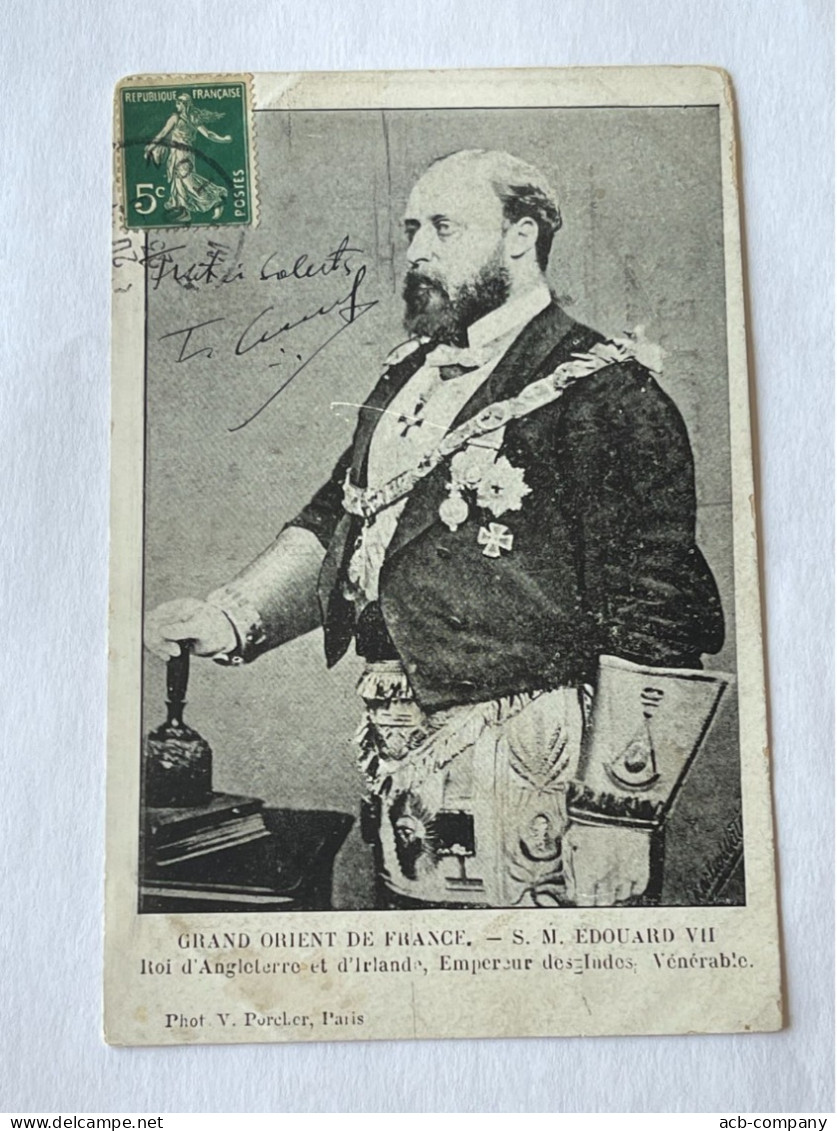 Franc - Maçonnerie . Anti Maçonnique . Grand Orient De France. Roi Edward VII D Angleterre Et D Irlande . Empereur Des I - Jodendom