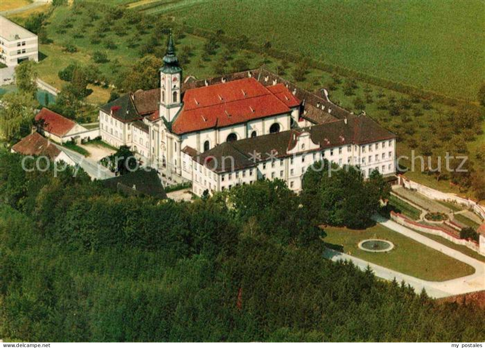 72829141 Ebenhausen Isartal  Kloster Schaeftlarn Hubschrauberaufnahme Luftaufnah - Sonstige & Ohne Zuordnung