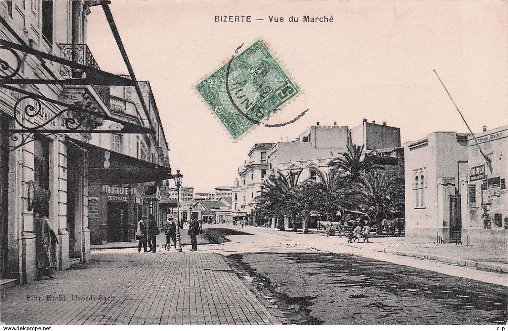 Bizerte - Rue Du Marché -  CPA°J - Other & Unclassified