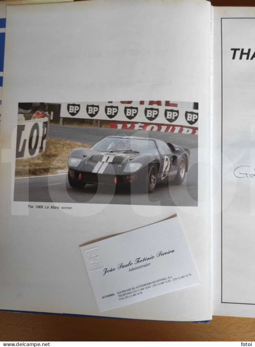 Signed The Ford That Beat Ferrari Racing History Of GT40 Limited Edition Nº 0 Book - Other & Unclassified