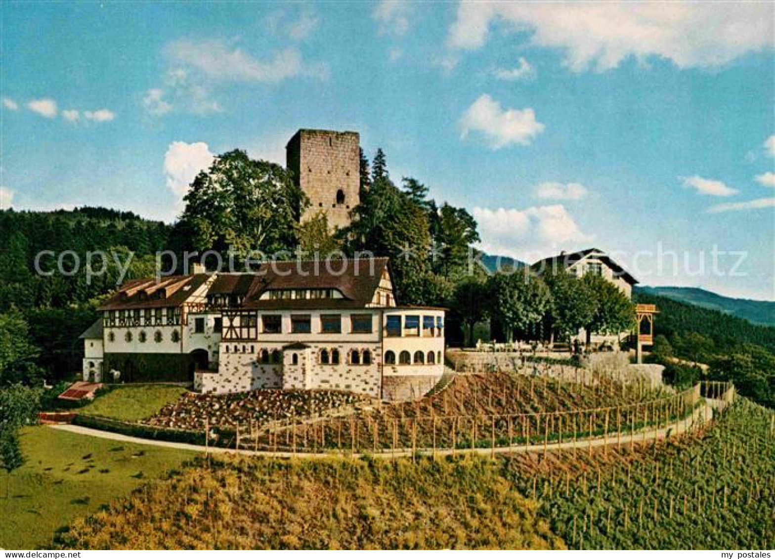 72828783 Buehl Baden Ruine Alt-Windeck Burggaststaette  Buehl - Bühl