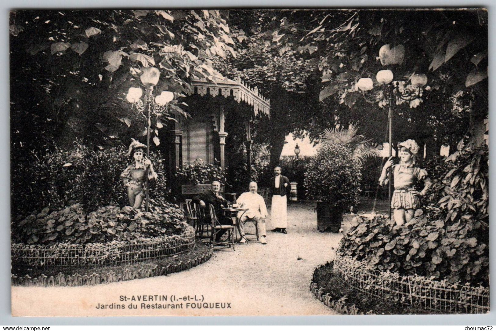 (37) 3836, Saint St Avertin, Roy édit, Jardins Du Restaurant Fouqueux - Saint-Avertin