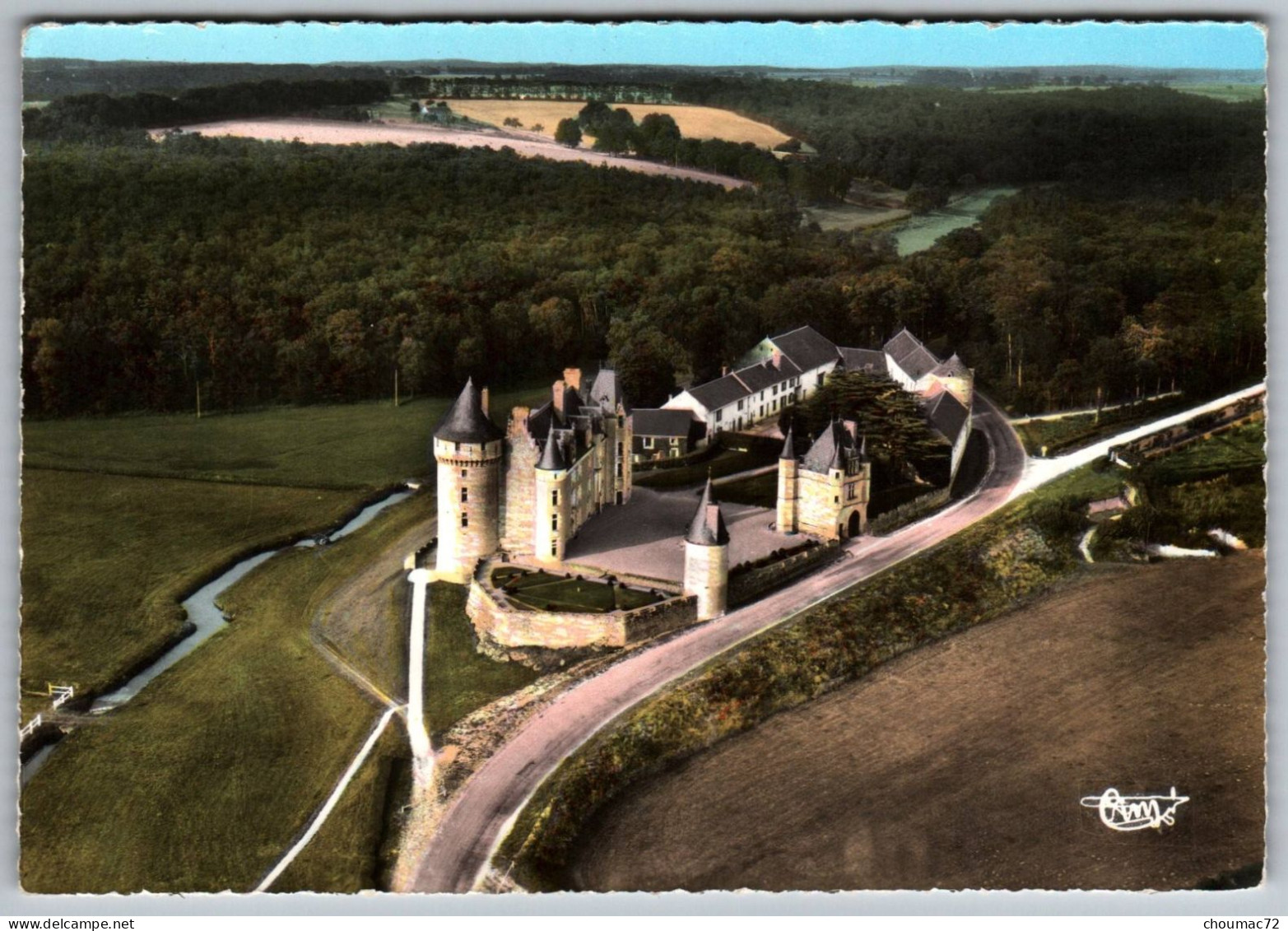 GF (37) 3840, Céré, Combier 94-87 A, Château De Montpoupon, Vue Aérienne - Sonstige & Ohne Zuordnung