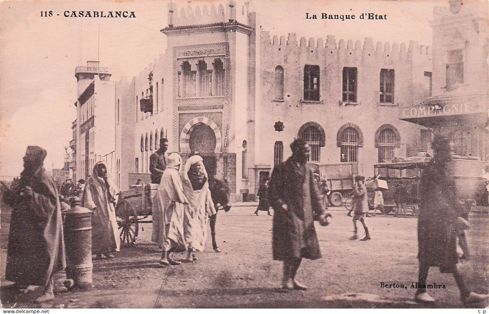 Casablanca - La Banque D'Etat -  CPA°J - Casablanca