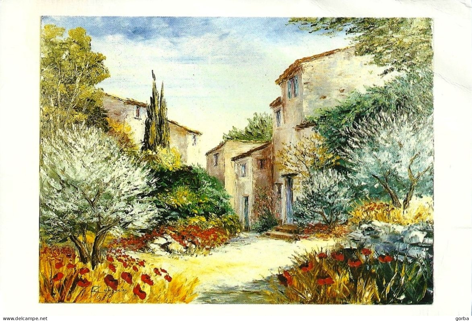 *CPM - Village Provençale - Peinture De ZUBRYCKI - Peintures & Tableaux