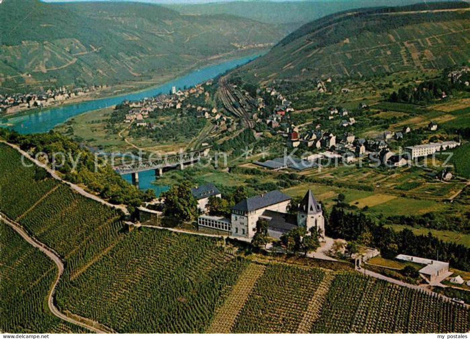 72828651 Bullay Mosel Marienburg Fliegeraufnahme Bullay - Sonstige & Ohne Zuordnung