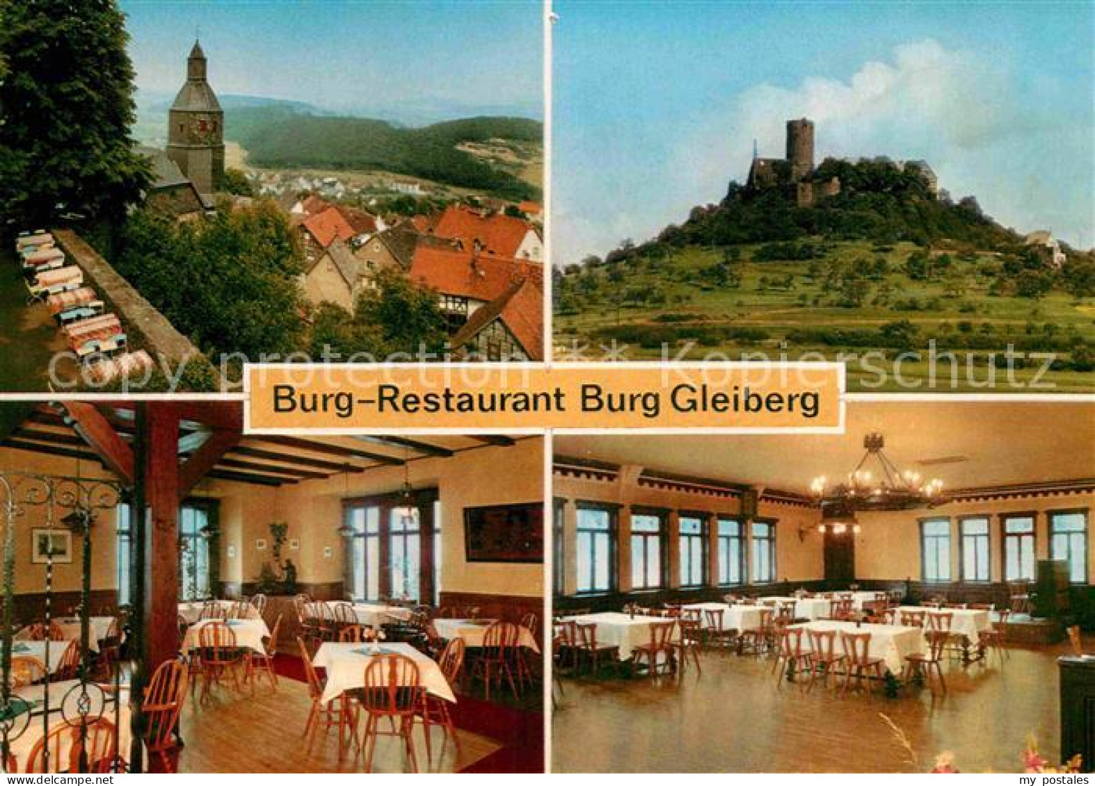 72828291 Gleiberg Historische Burg Und Ausflugsstaette Gaststaette Wappen Gleibe - Andere & Zonder Classificatie