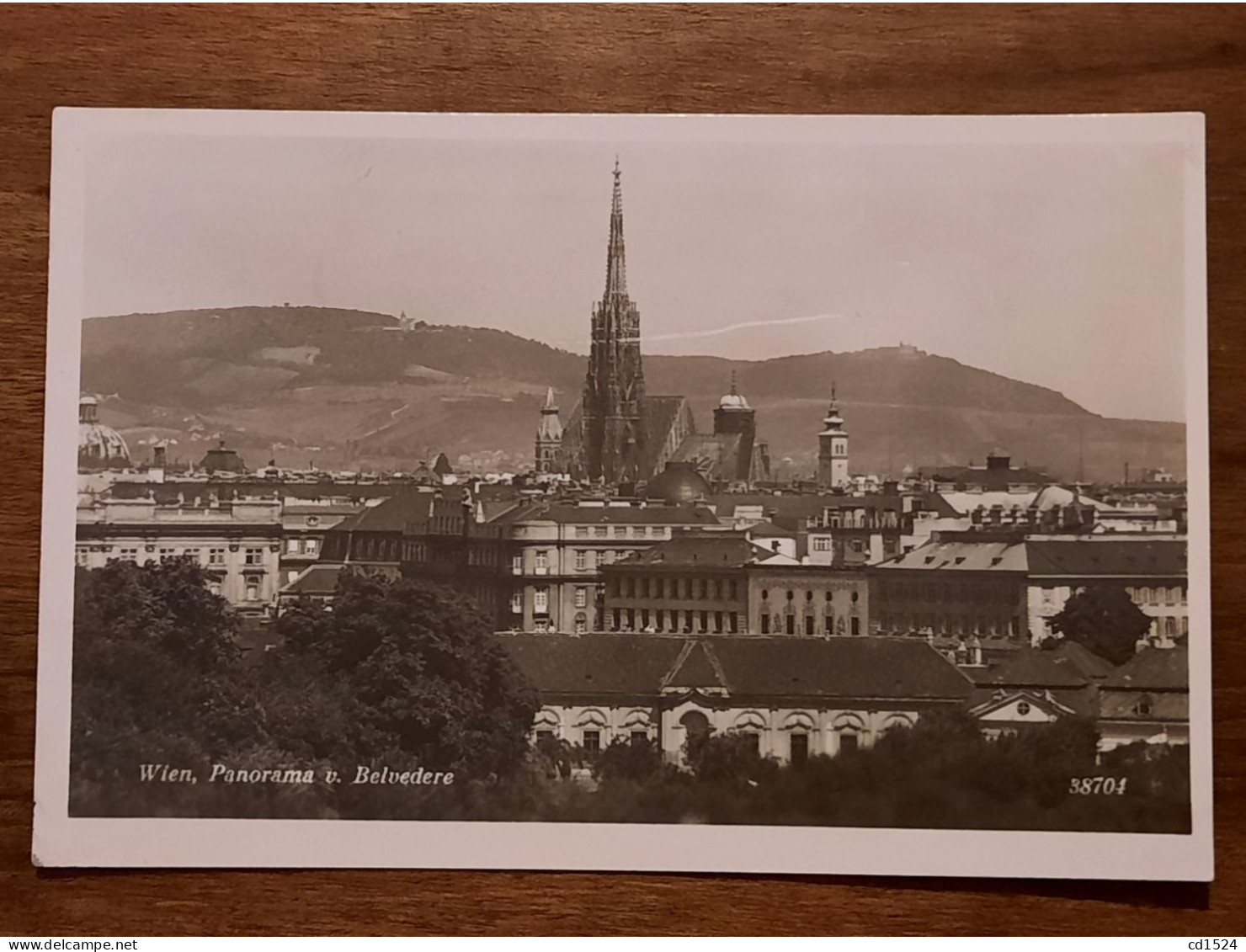 WWII - Carte Postale Allemande - Wien Panorama Belvédère - écrite En 1944 - Bon état - Guerre 1939-45