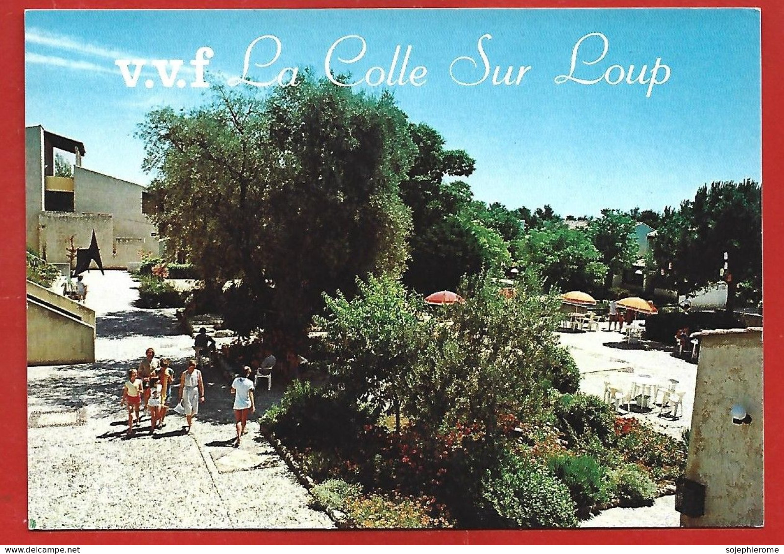La Colle-sur-Loup (06) Villages Vacances Familles V.V.F. 2scans Carte Animée - Other & Unclassified