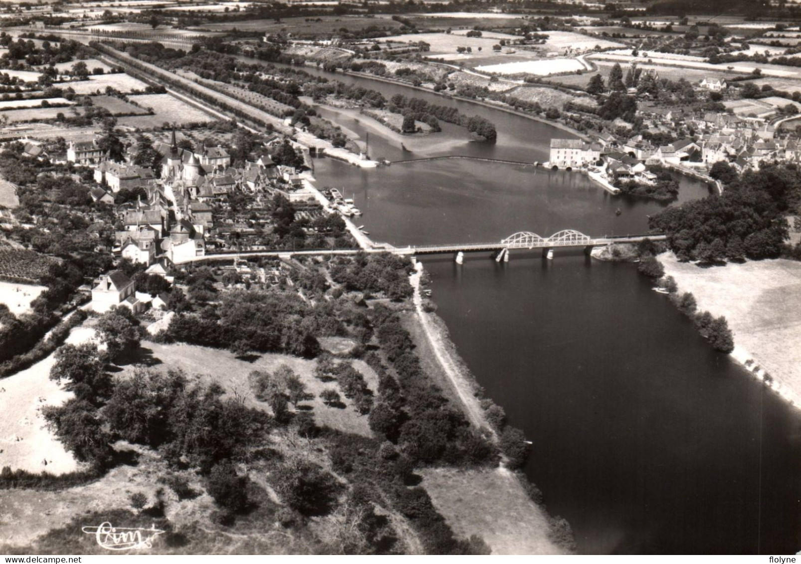 Grez Neuville - Vue Générale Du Village Et Du Pont - Andere & Zonder Classificatie