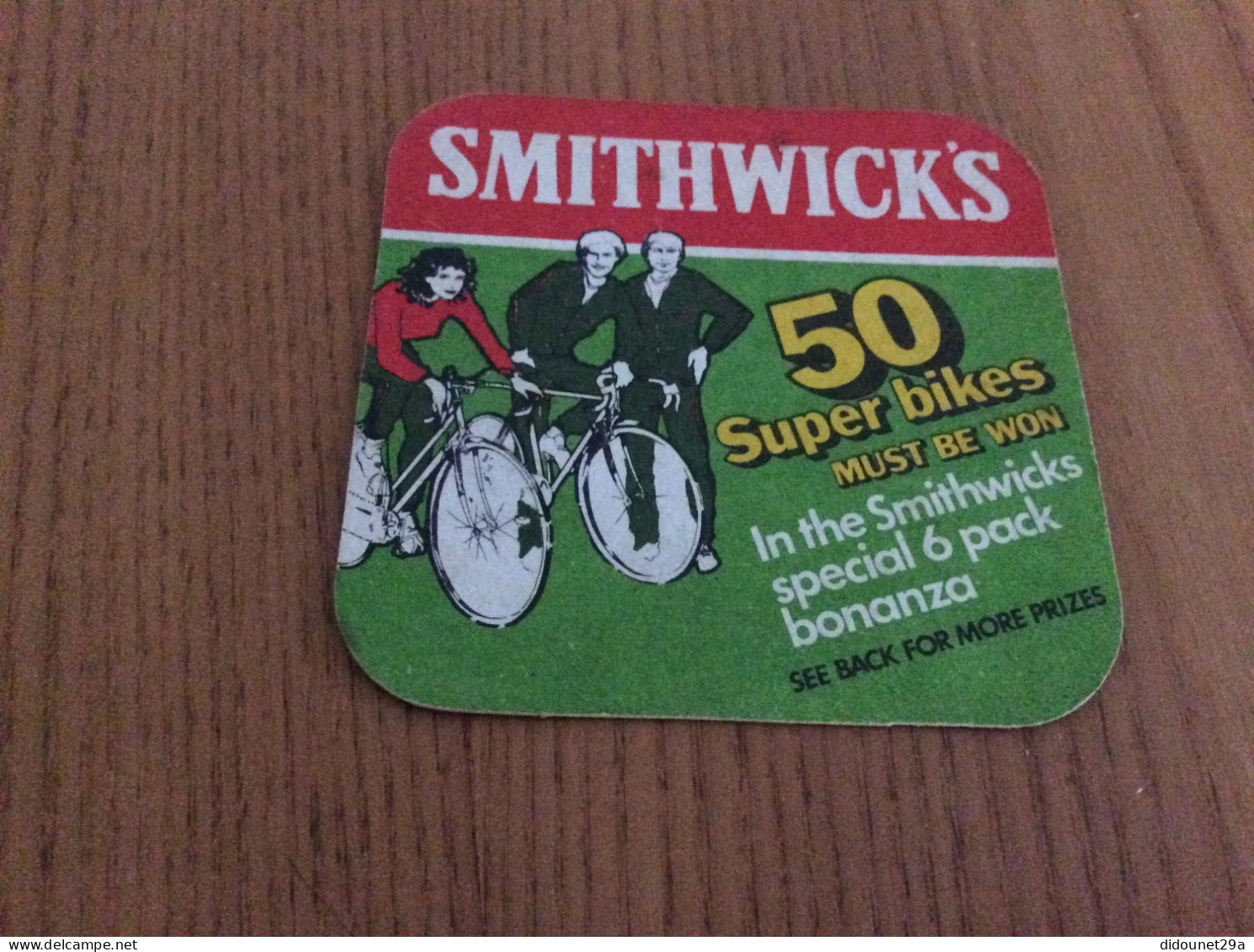 Sous-bock «Smithwick’s - 50 Super Biles MUST BE WON» Bière Irlande 1982 - Beer Mats
