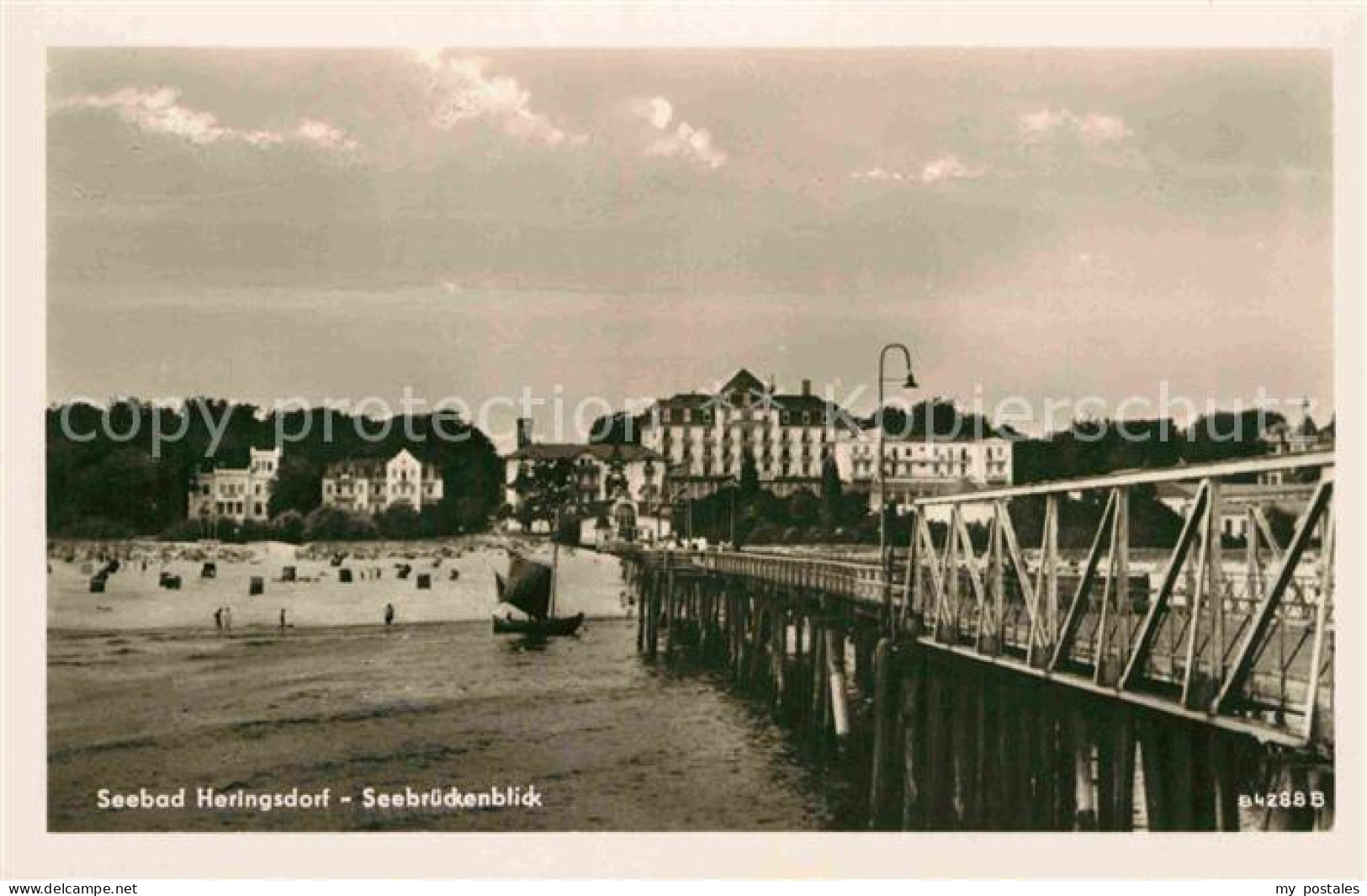 72827473 Heringsdorf Ostseebad Usedom Seebrueckenblick Strand Heringsdorf - Autres & Non Classés