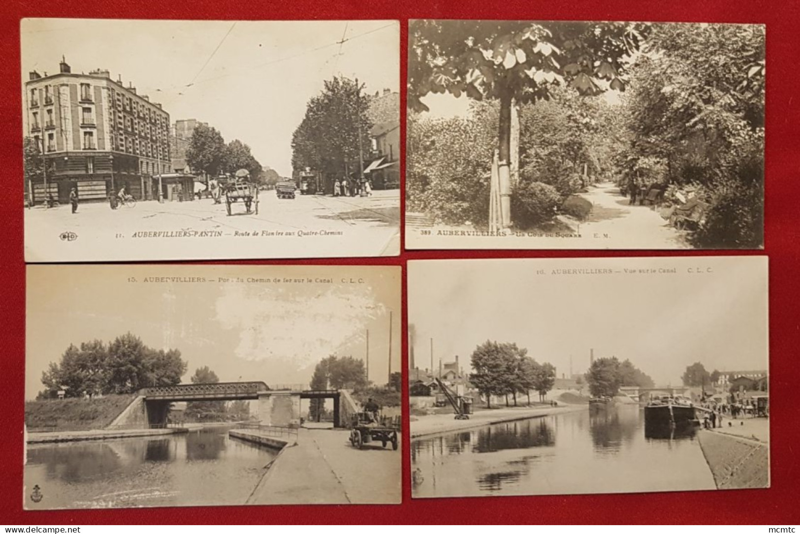 8 Cartes -  Aubervilliers  -( 93 - Seine Saint Denis  ) - Aubervilliers