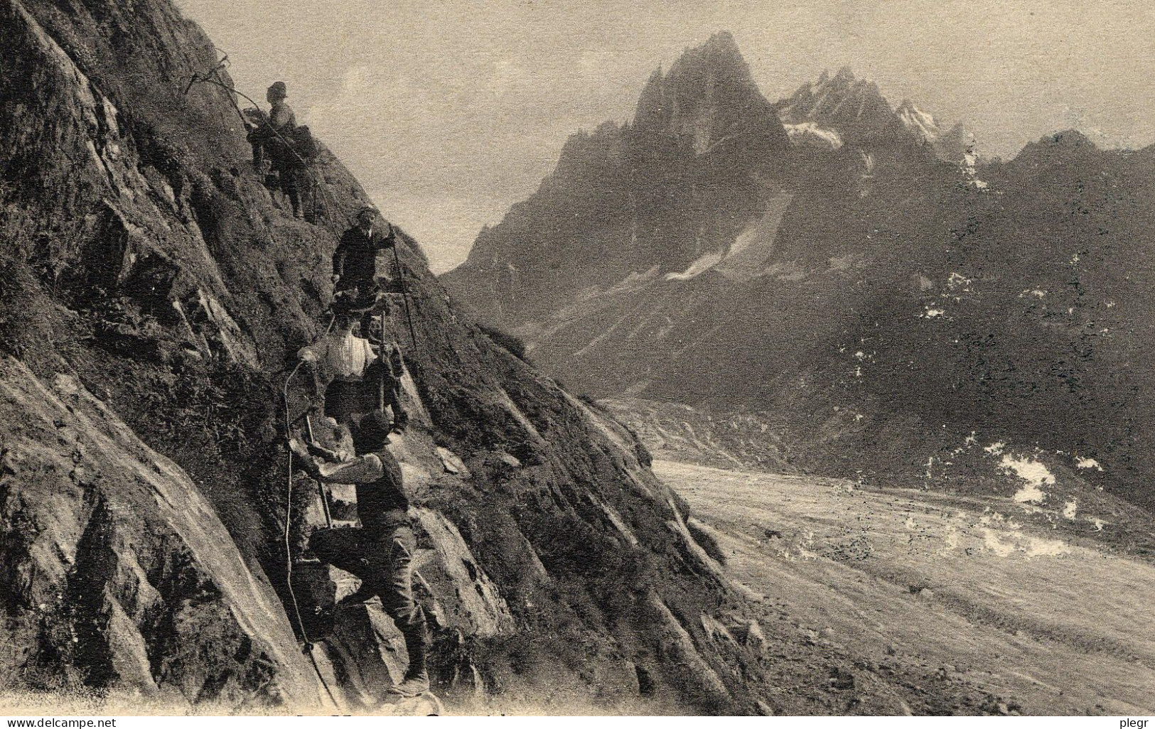 74056 01 44#0 - CHAMONIX - LE MAUVAIS PAS ET LA MER DE GLACE - Chamonix-Mont-Blanc