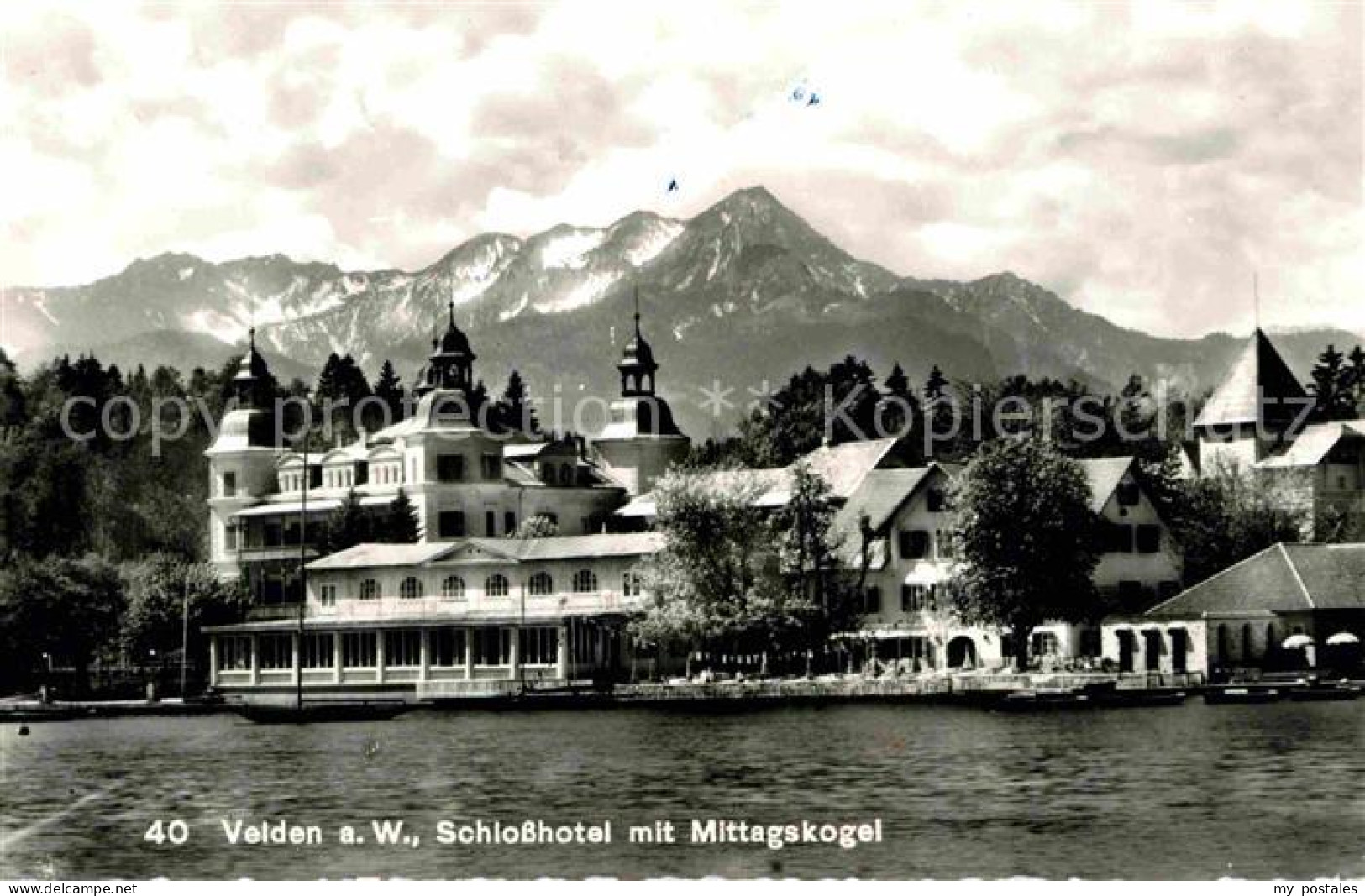 72827378 Velden Woerther See Schlosshotel Mit Mittagskogel Velden Am Woerther Se - Altri & Non Classificati