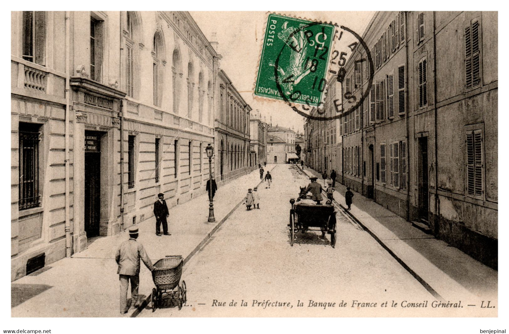 Epinal - Rue De La Préfecture, La Banque De France Et Le Conseil Général - Epinal