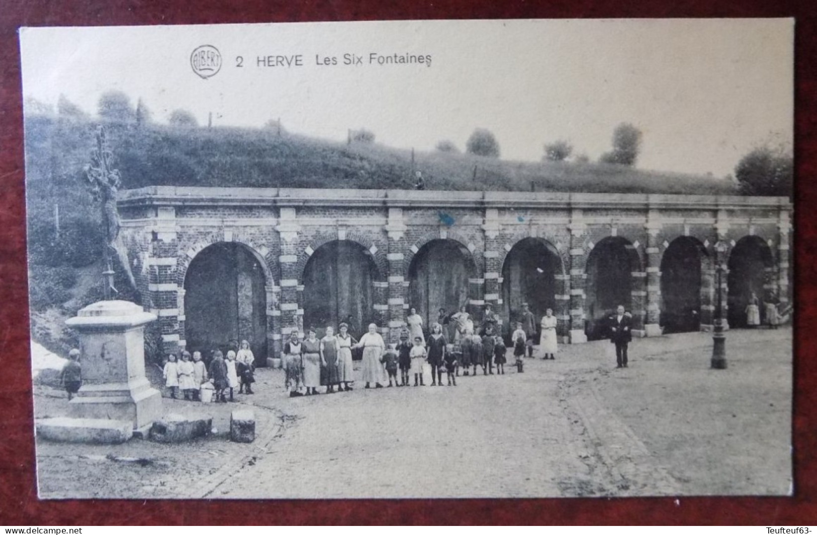 Cpa Herve ; Les Six Fontaines - Herve