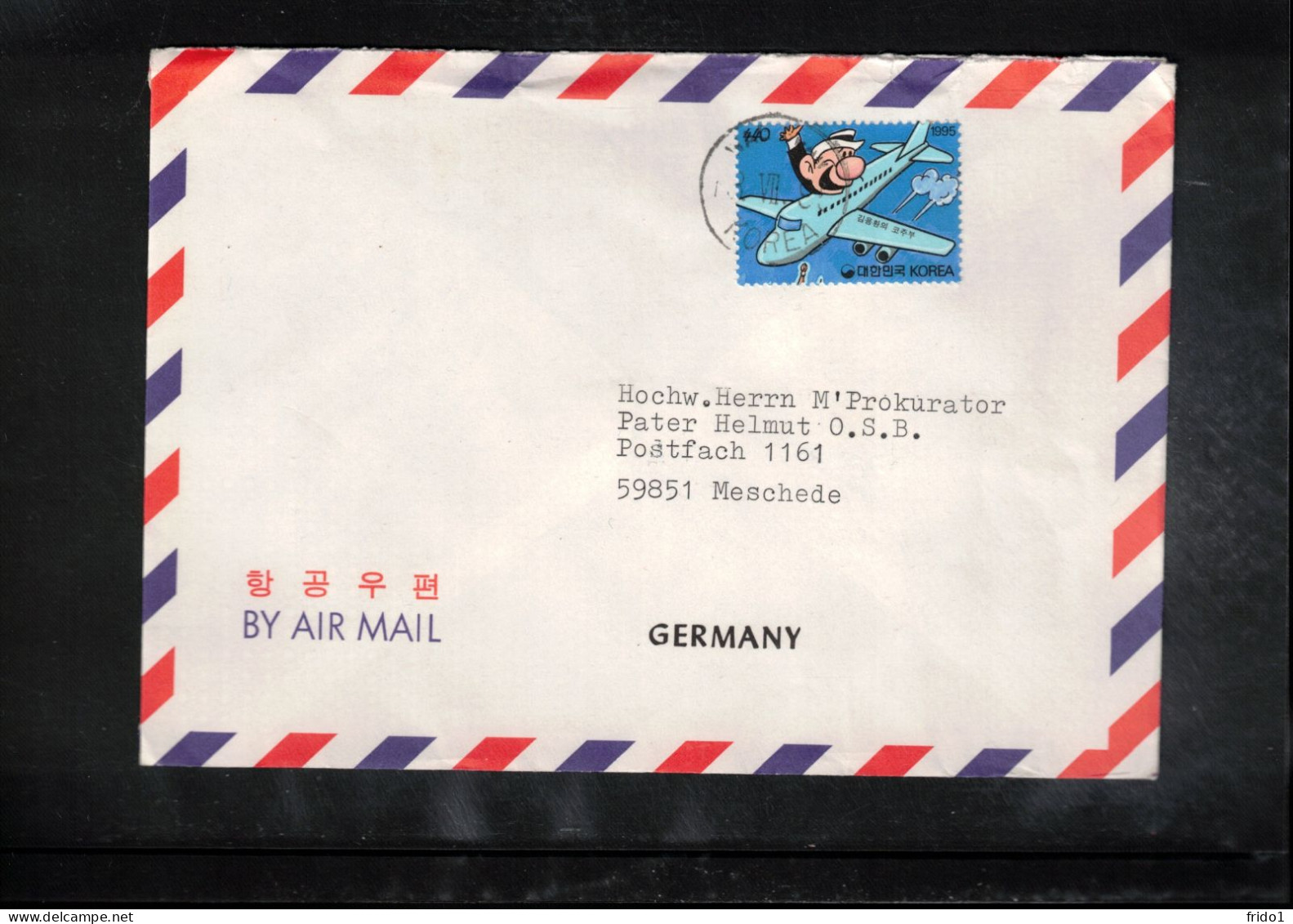 South Korea 1995 Interesting Airmail Letter - Corée Du Sud