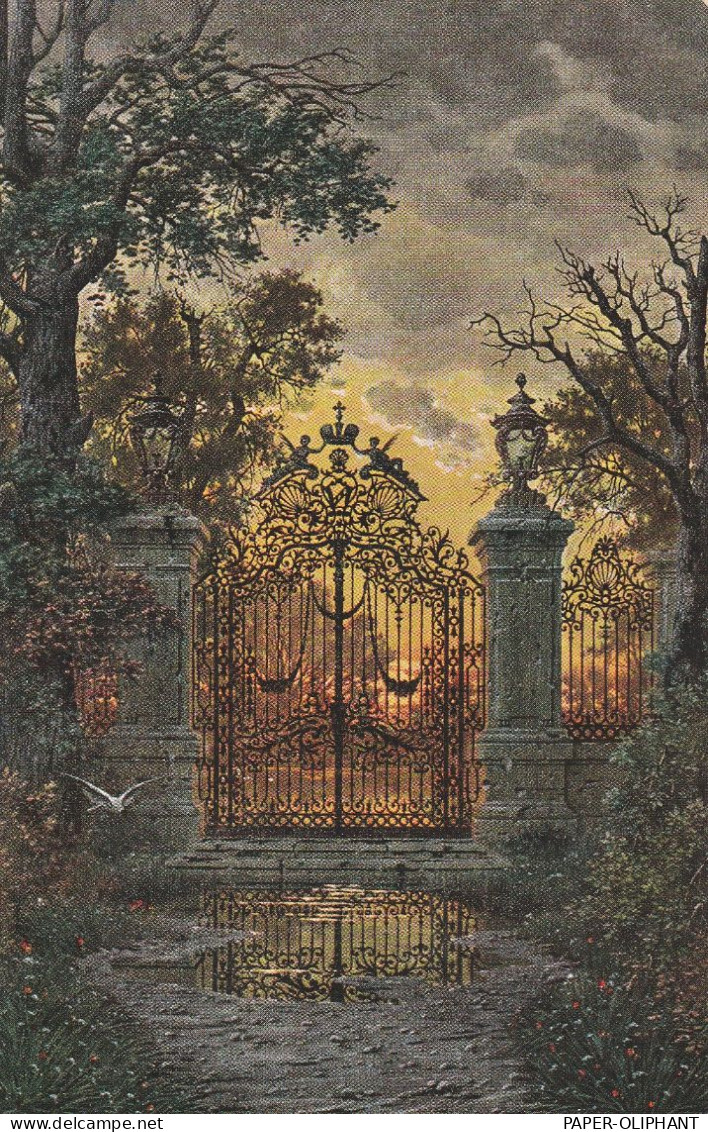 KÜNSTLER - ARTIST - FERDINAND KNAB, Parktor, Verlag Theo Stroefer Nürnberg Serie 800 - Sonstige & Ohne Zuordnung