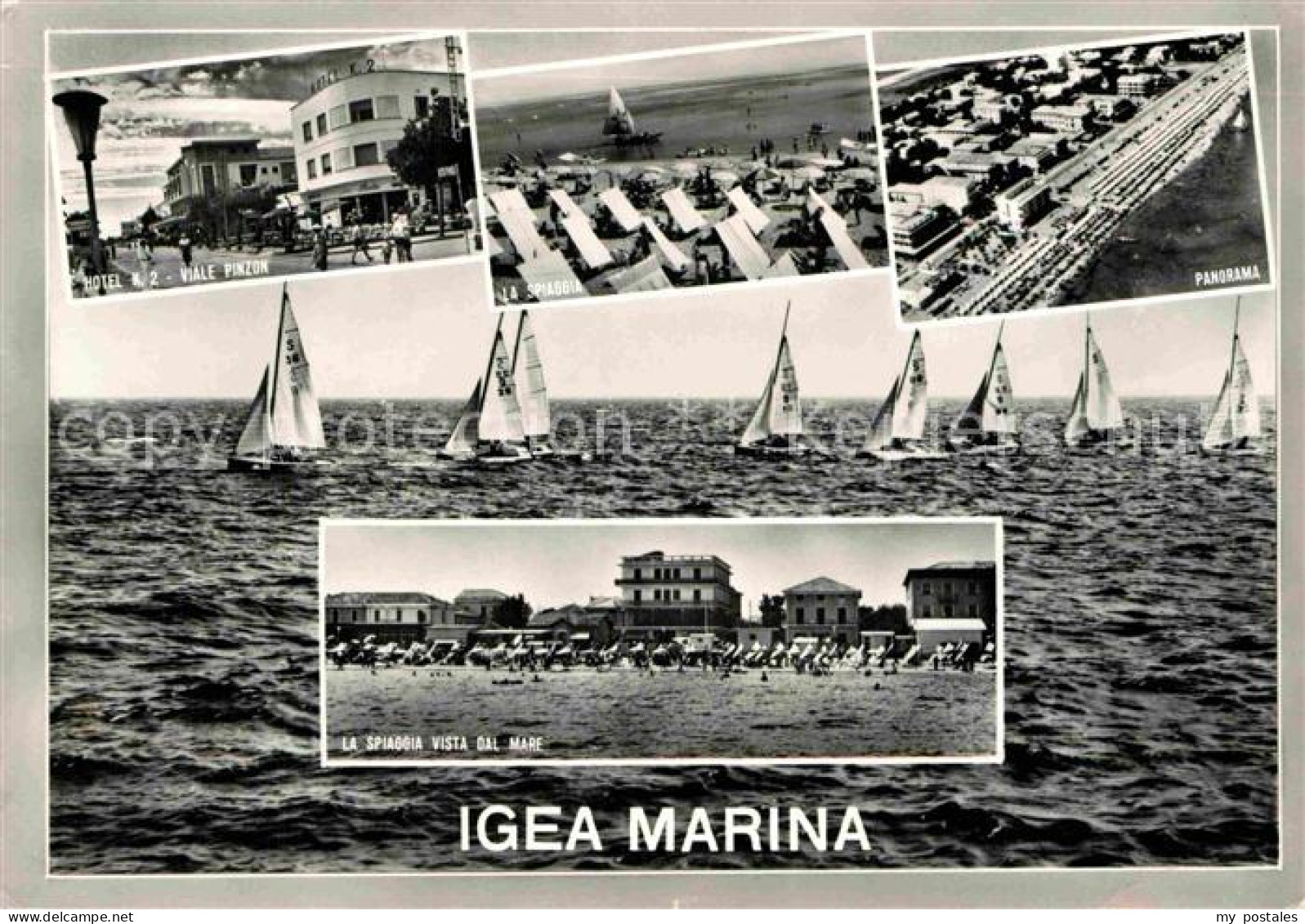 72827123 Igea Marina Hotel Spiaggia Panorama Veduta Aerea Segeln Firenze - Altri & Non Classificati