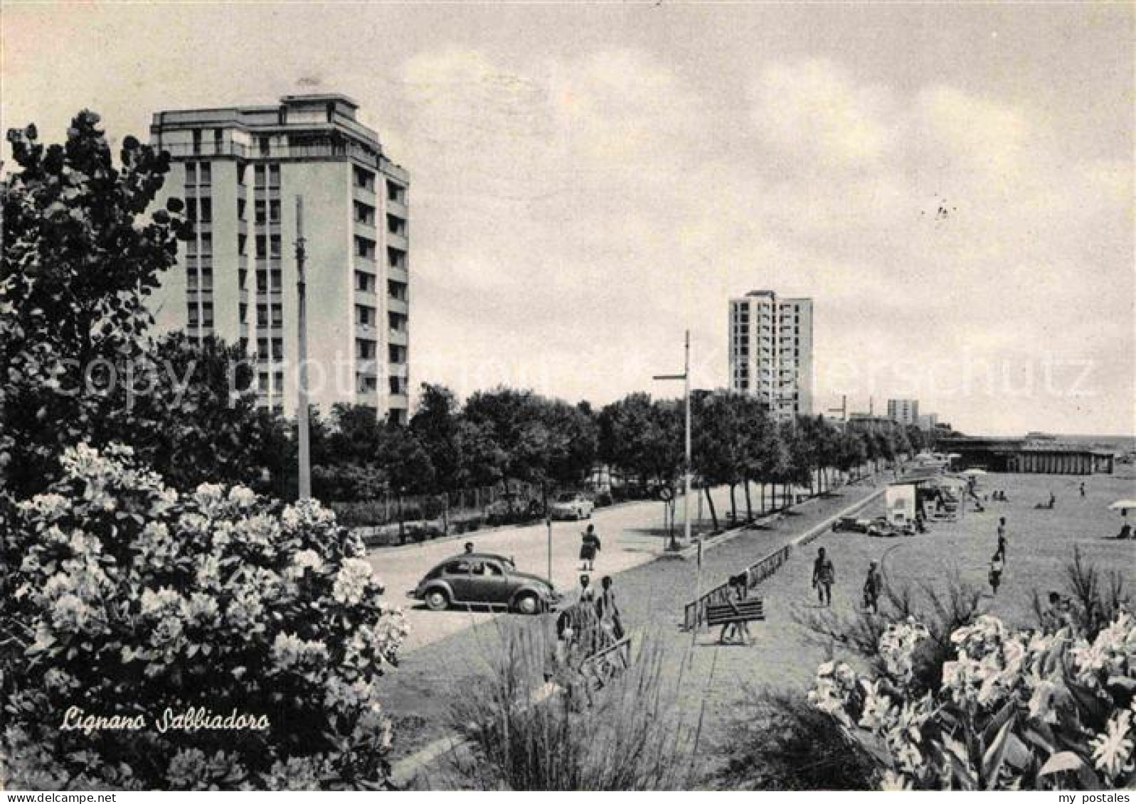 72827117 Lignano Sabbiadoro Strandpromenade Hochhaus Hotel Firenze - Sonstige & Ohne Zuordnung