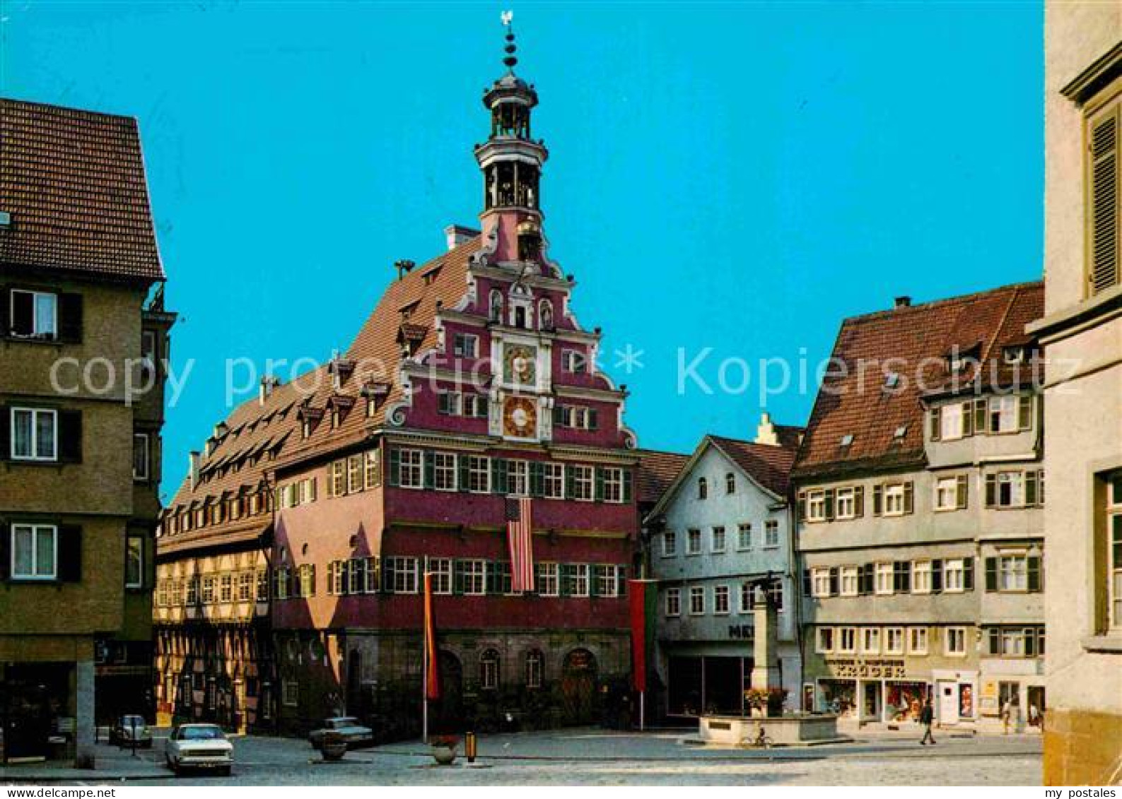 72827114 Esslingen Neckar Rathausplatz Mit Altem Rathaus Esslingen Am Neckar - Esslingen