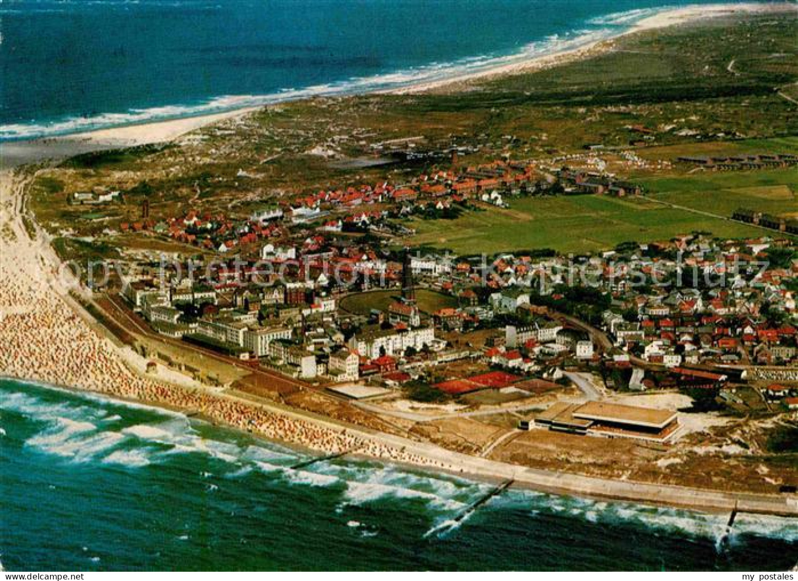 72827044 Borkum Nordseebad Fliegeraufnahme Borkum - Borkum