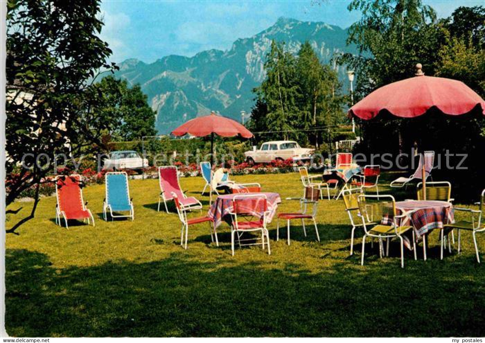 72827023 Fuessen Allgaeu Alpenkurhotel Filser Garten Liegewiese Alpenblick Ehrwa - Fuessen