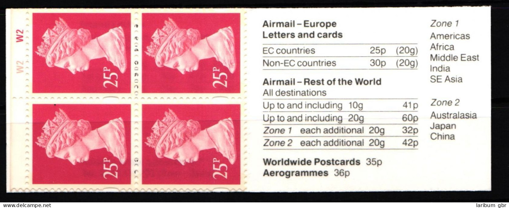 Großbritannien 1480 ODr Postfrisch Markenheftchen #KL890 - Sonstige & Ohne Zuordnung