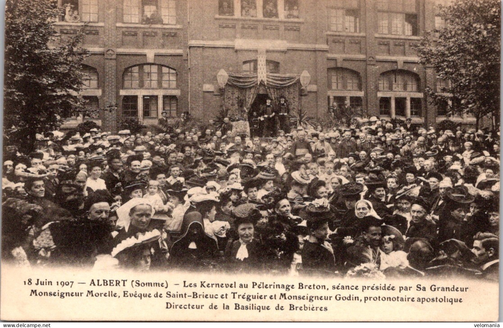 20681 Cpa 80 Albert - Juin 1907 - Les Kernevel Au Pélerinage Breton - Albert
