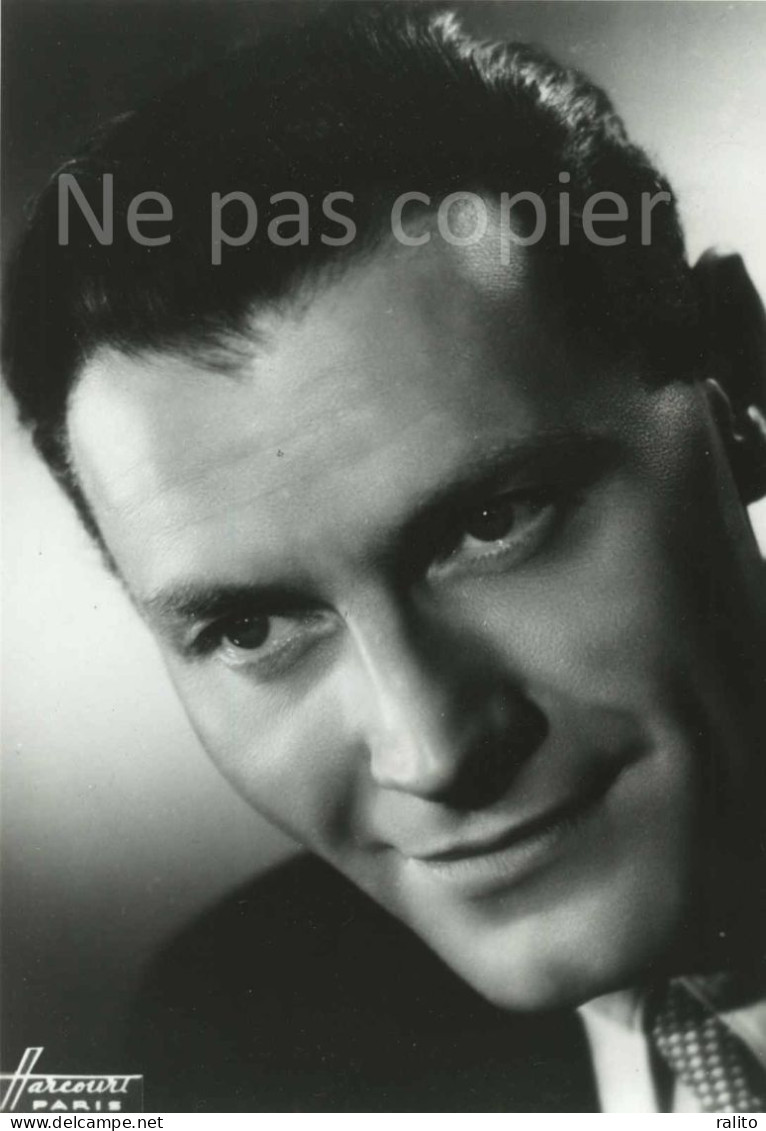 JEAN VALCOURT Vers 1940 Comédien Acteur Théâtre Photo HARCOURT Montréal - Famous People