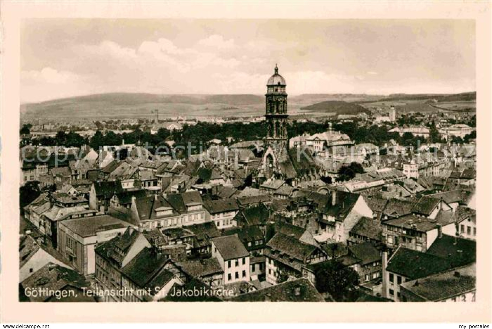 72826785 Goettingen Niedersachsen Fliegeraufnahme Mit Jakobikirche Goettingen - Goettingen