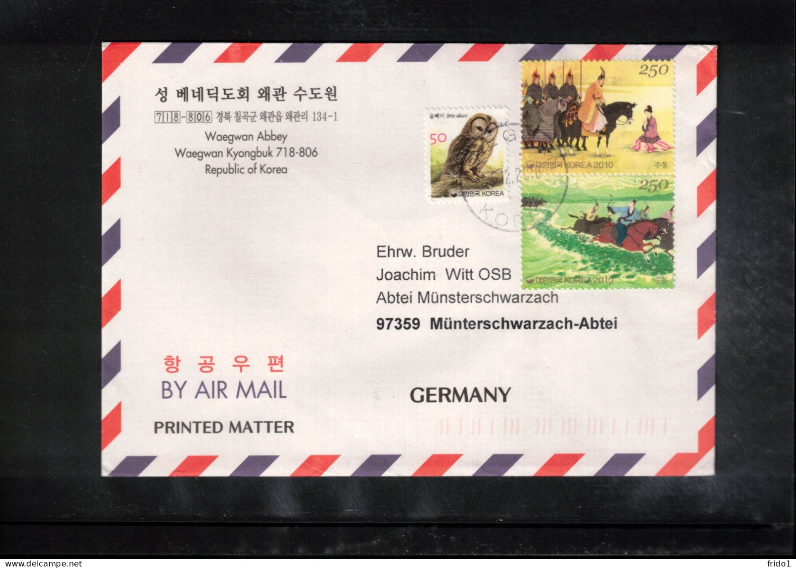 South Korea 2010 Interesting Airmail Letter - Corea Del Sur