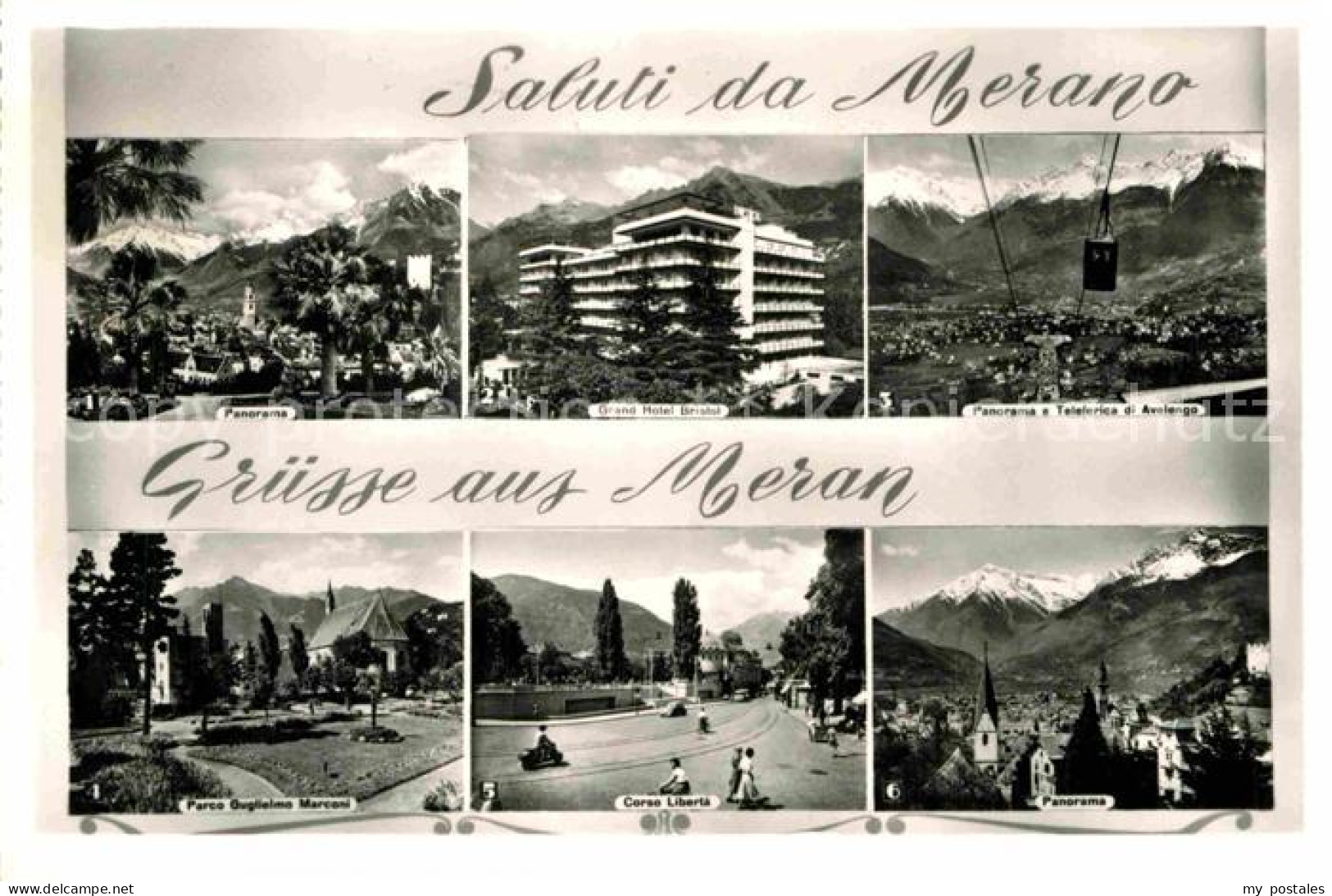 72826731 Merano Suedtirol Grand Hotel Bristol Haflingerbahn Marconi Park Freihei - Altri & Non Classificati