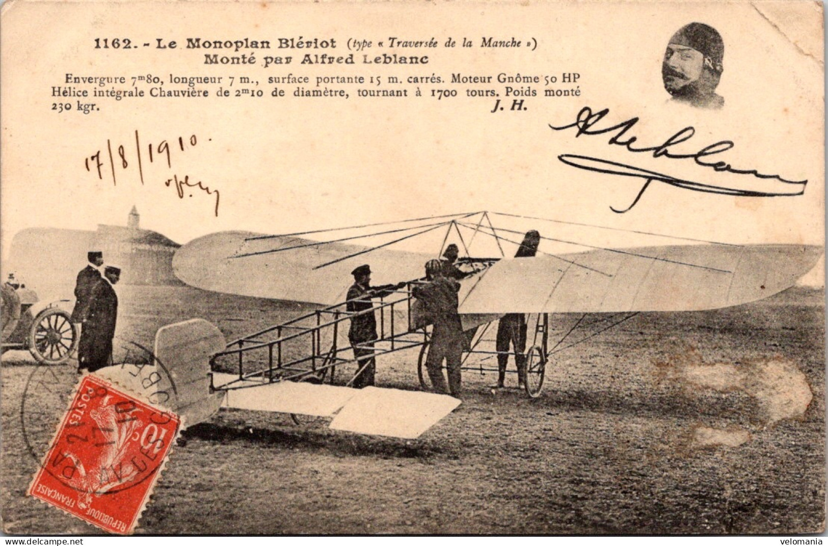 20684 Cpa Aviation - Le Monoplan Blériot Monté Par Alfred Leblanc - Autres & Non Classés