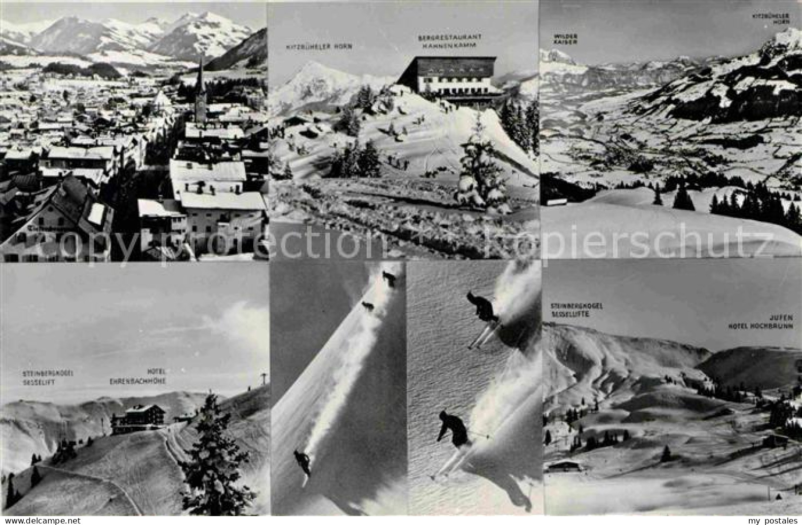 72826700 Kitzbuehel Tirol Skigebiet Fliegeraufnahme Bergrestaurant Hahnenkamm Ki - Andere & Zonder Classificatie