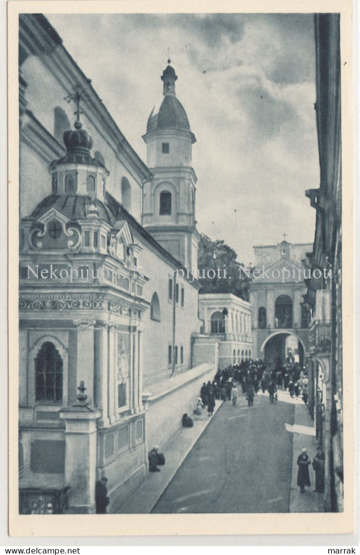 Vilnius, Aušros Vartai, Apie 1940 M. Atvirukas - Lituania