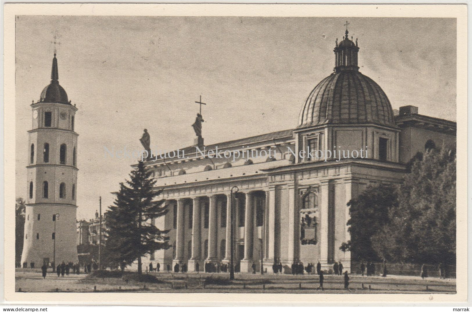 Vilnius, Katedra, Apie 1940 M. Atvirukas - Lithuania