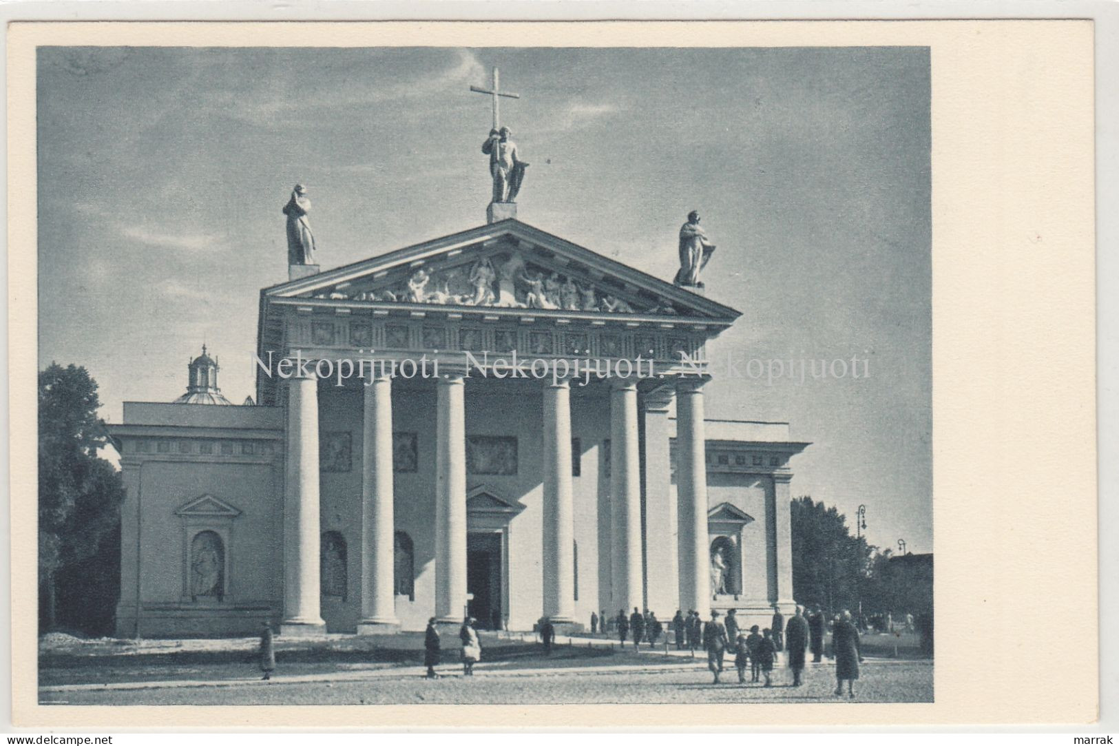 Vilnius, Katedra, Apie 1940 M. Atvirukas - Litauen