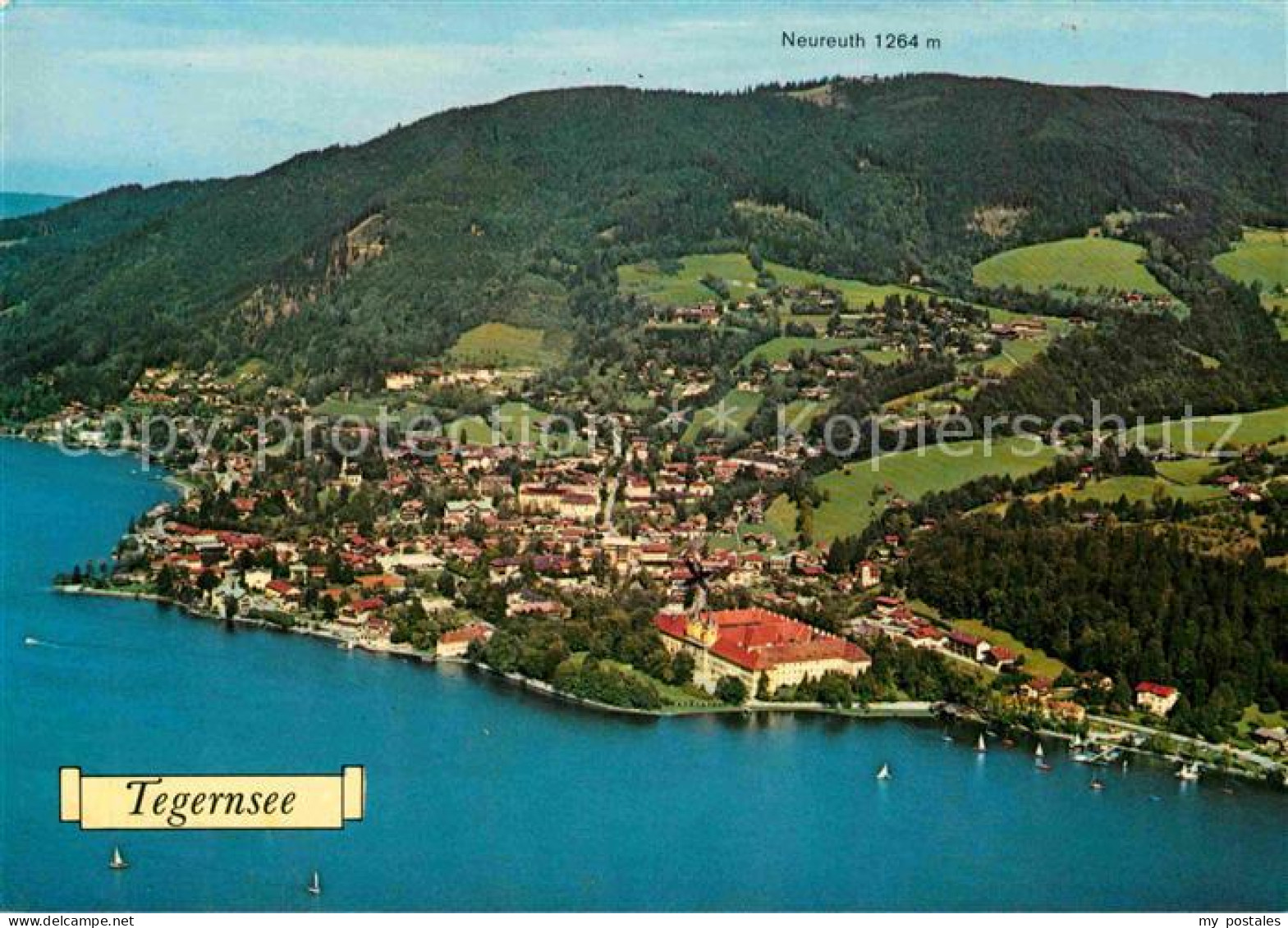 72826446 Tegernsee Mit Neureuth Fliegeraufnahme Tegernsee - Tegernsee