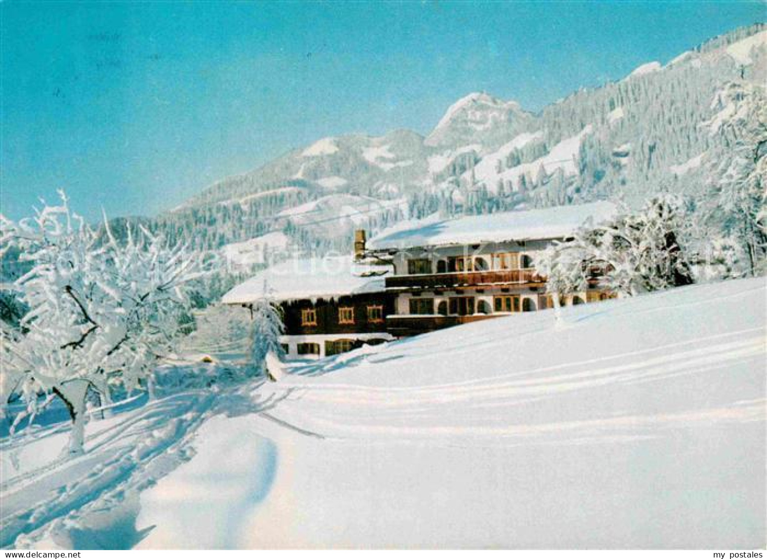 72826425 Bayrischzell Sanatorium Tannerhof Mit Wendelstein Winterpanorama Bayeri - Sonstige & Ohne Zuordnung