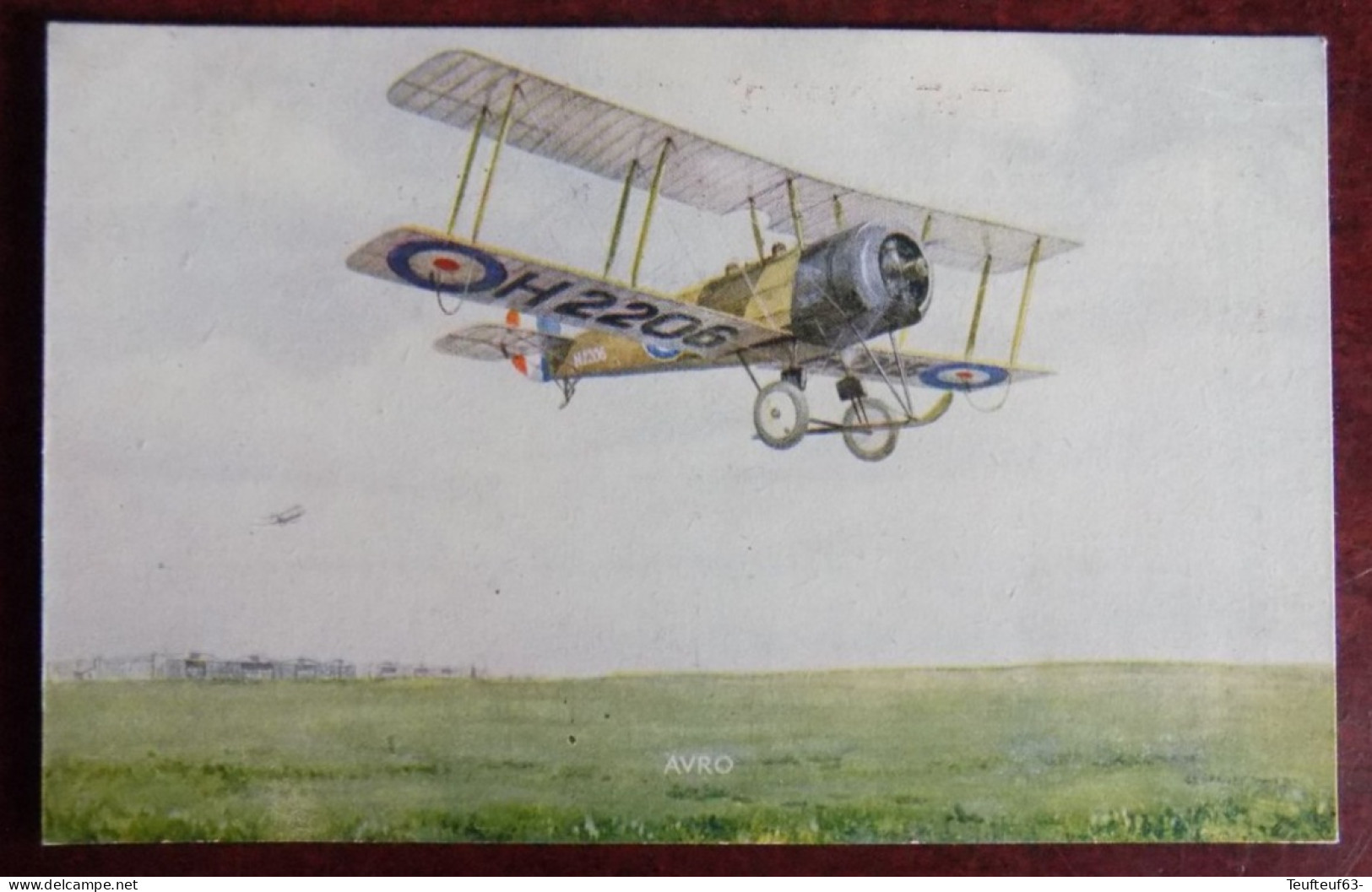 Cpm Avion Avro Biplane - 1914-1918: 1a Guerra