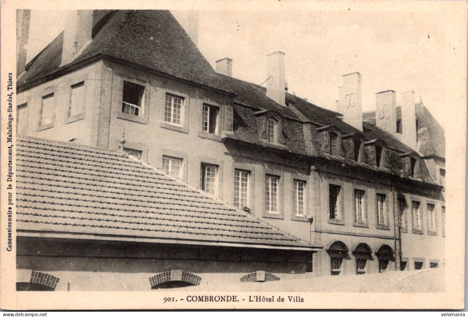 20694 Cpa 63 Combronde - L' Hôtel De Ville - Combronde