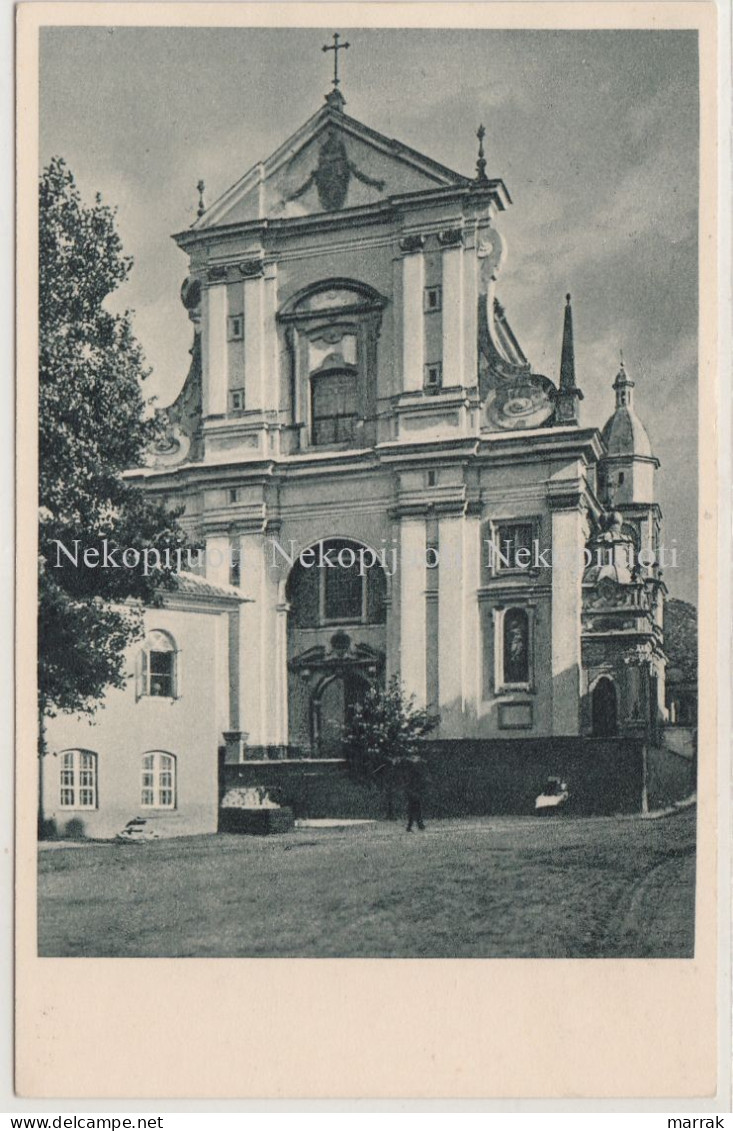 Vilnius, Šv. Teresės Bažnyčia, Apie 1940 M. Atvirukas - Lithuania