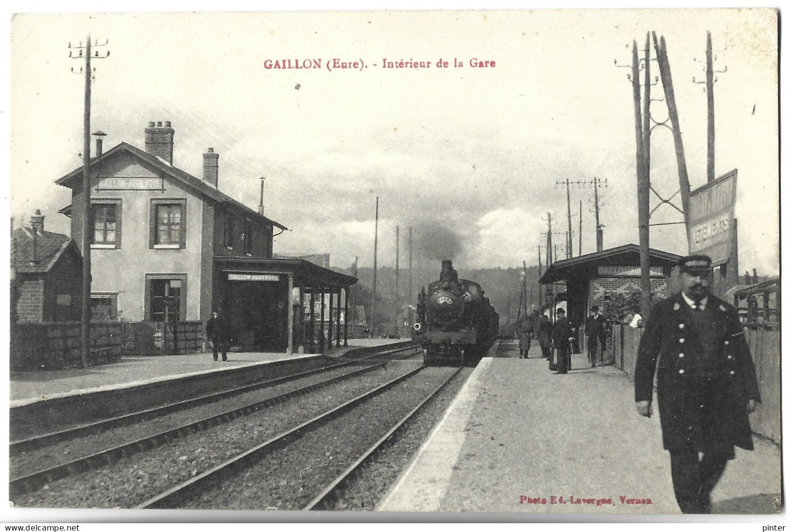 GAILLON - Intérieur De La Gare - TRAIN - Otros & Sin Clasificación