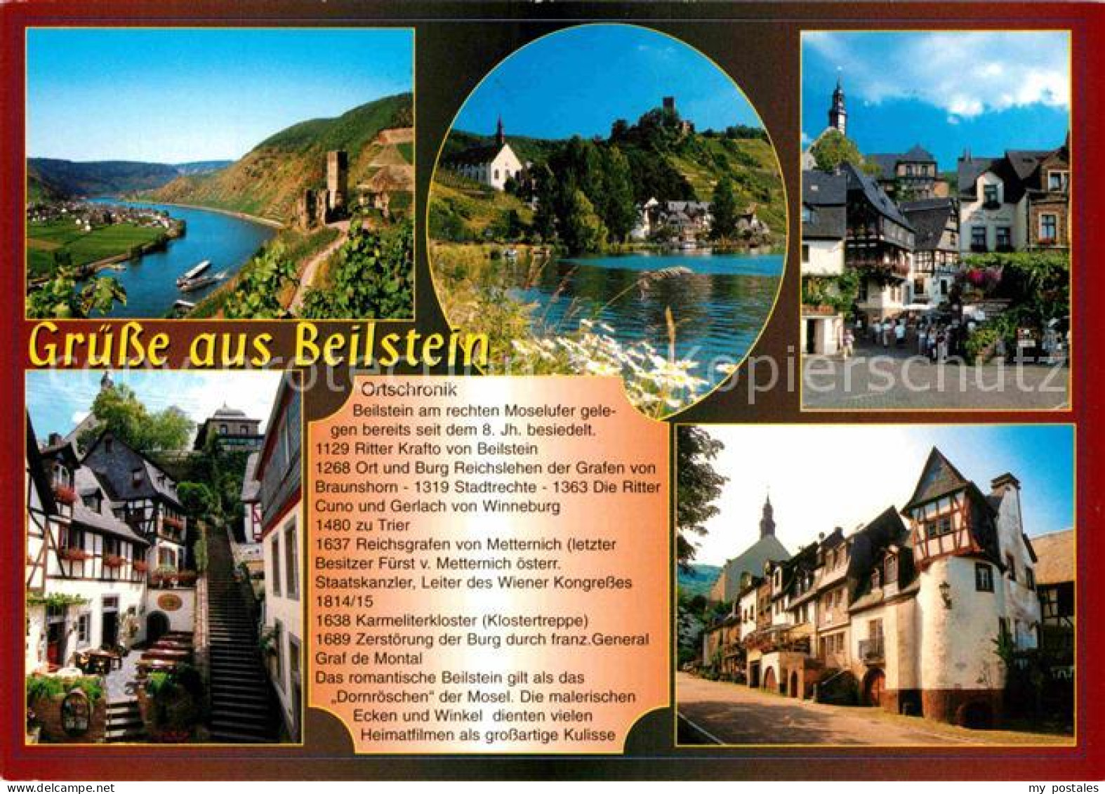 72825463 Beilstein Mosel Mosel Altstadt Teilansicht  Beilstein - Other & Unclassified