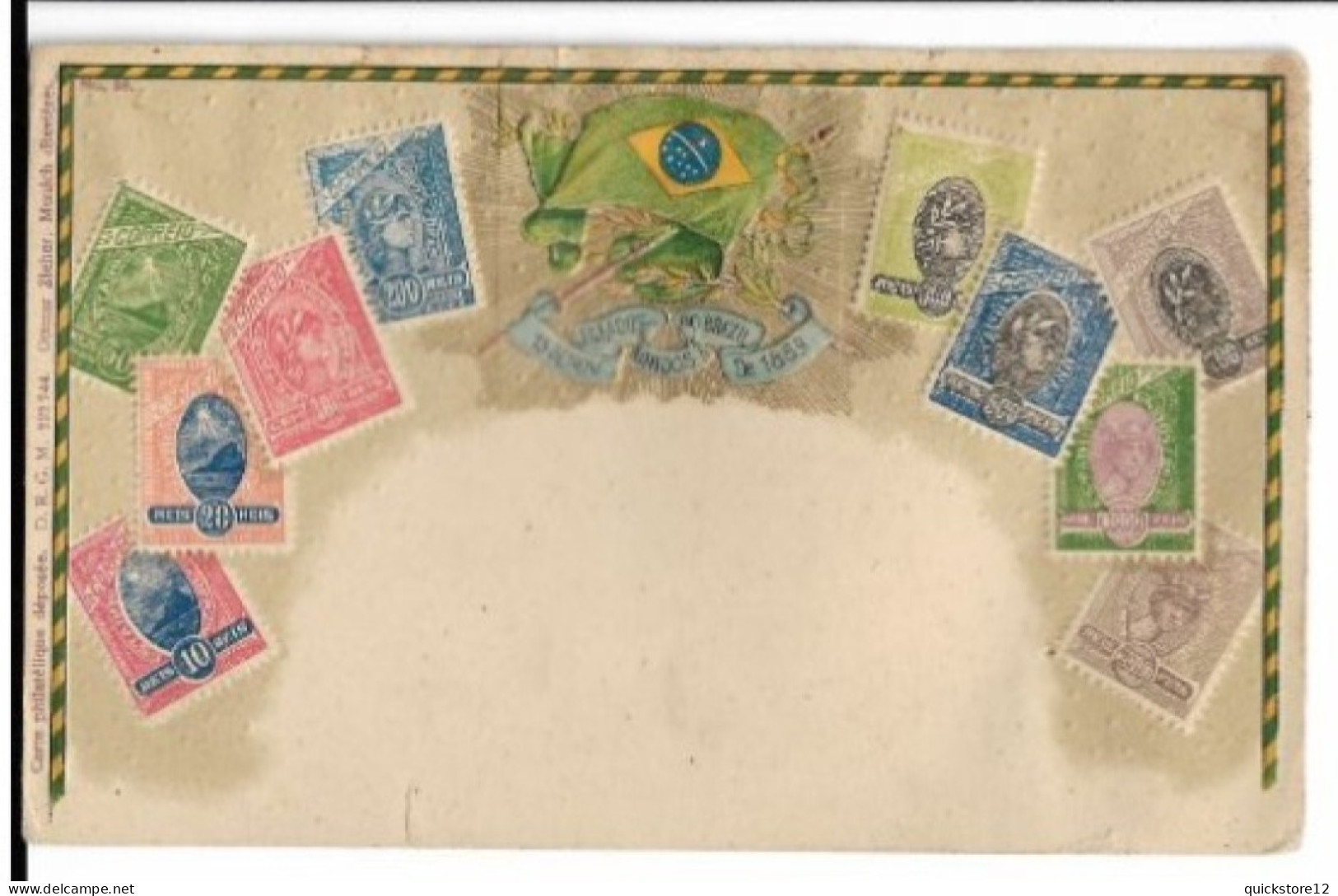 Sellos BRASIL  - 7437 - Timbres (représentations)