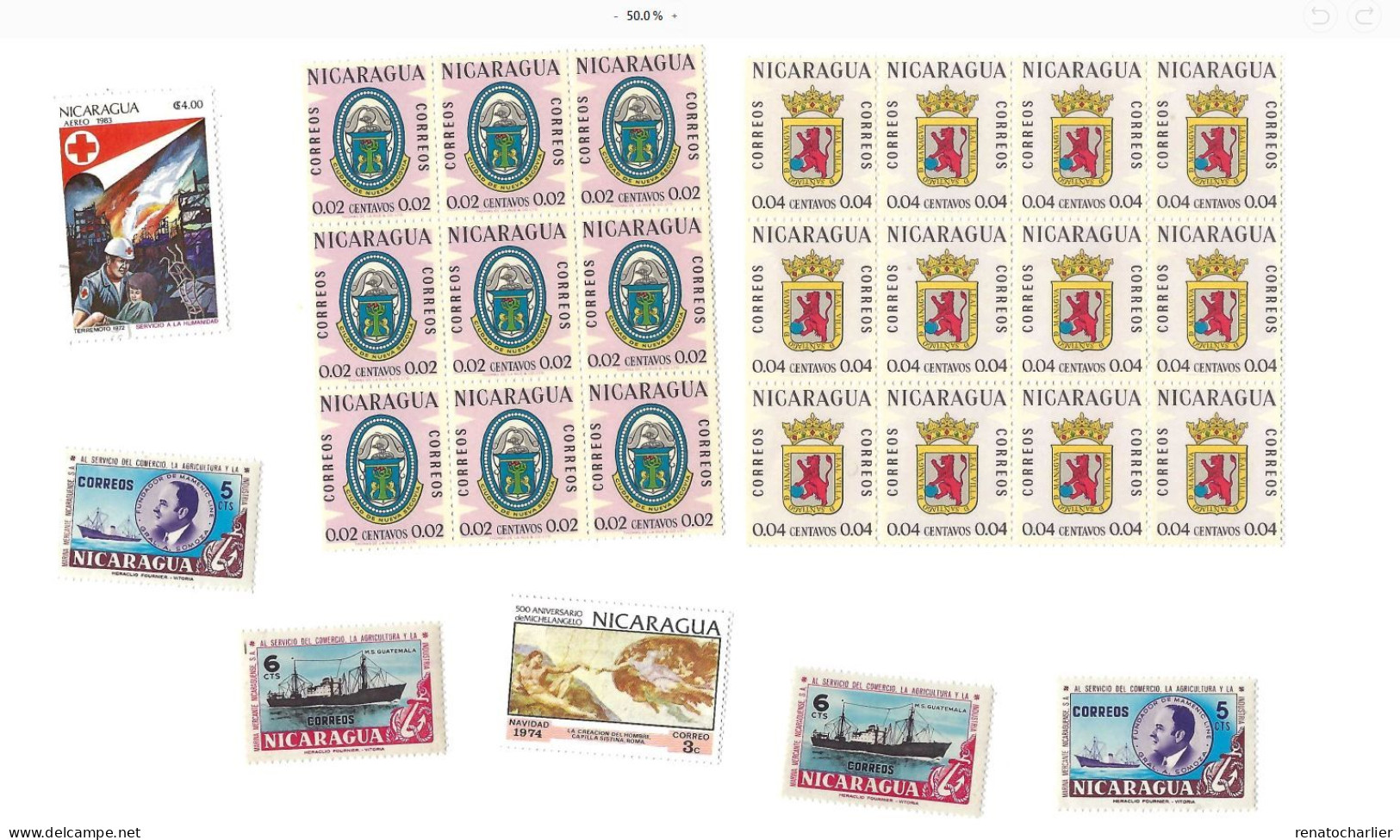 Collection De 45 Timbres MNH,Neufs Sans Charnière. - Nicaragua